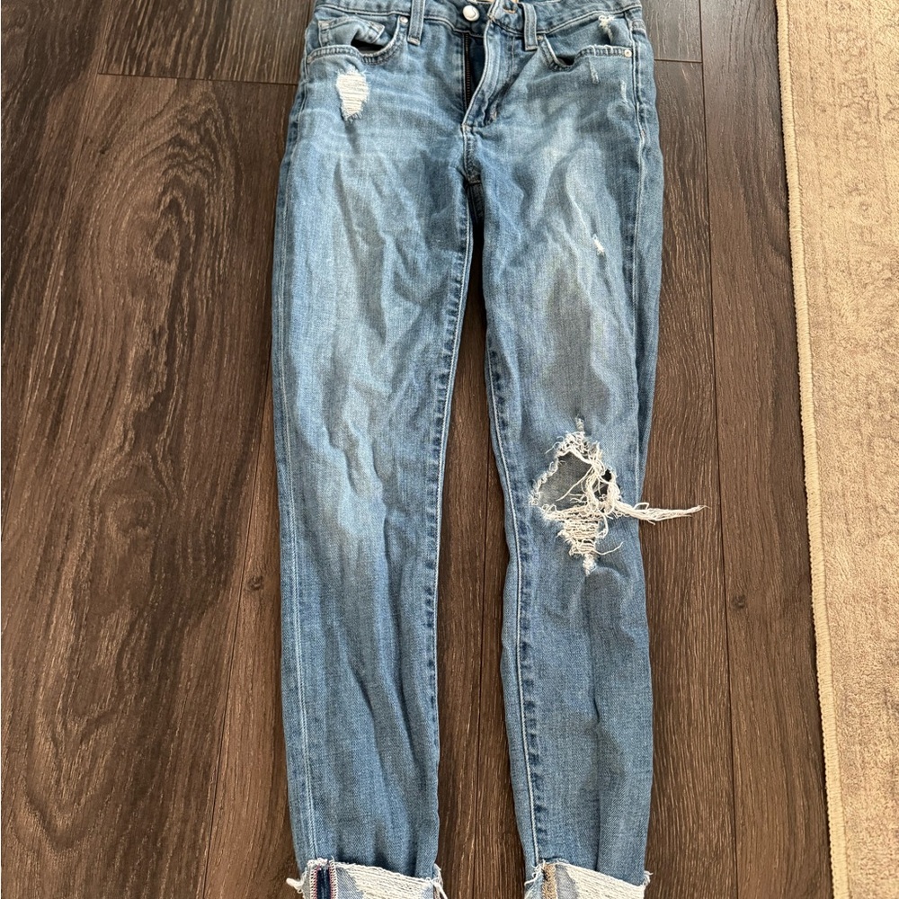 Joe's Jeans Distressed Blue Jeans